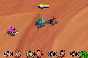 Pantallazo del juego online Hugo Bukkazoom (GBA)