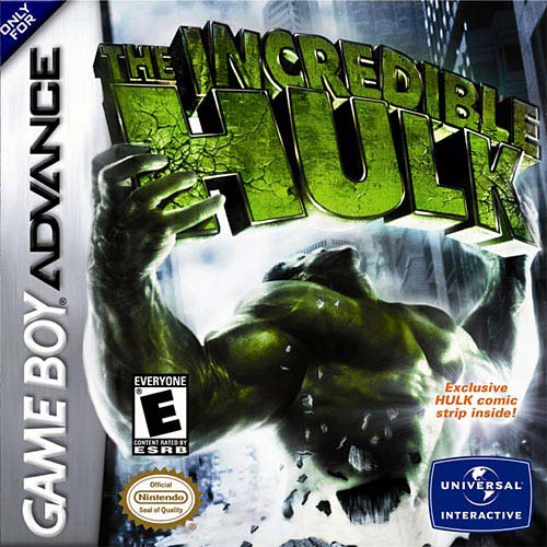 Carátula del juego The Incredible Hulk (GBA)