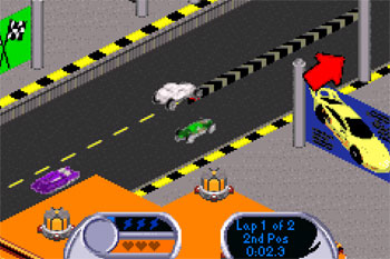 Pantallazo del juego online Hot Wheels Velocity X (GBA)