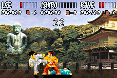 Pantallazo del juego online International Karate Advance (GBA)