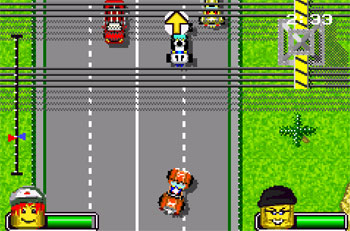 Pantallazo del juego online Island Xtreme Stunts (GBA)