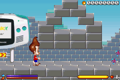 Pantallazo del juego online Jimmy Neutron Boy Genius (GBA)