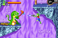 Pantallazo del juego online Jazz Jackrabbit (GBA)