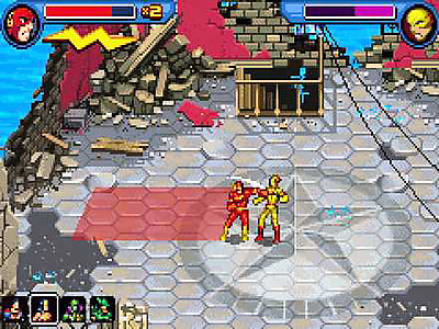 Pantallazo del juego online Justice League Heroes The Flash (GBA)