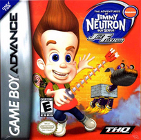 Carátula del juego The Adventures of Jimmy Neutron Boy Genius Jet Fusion (GBA)