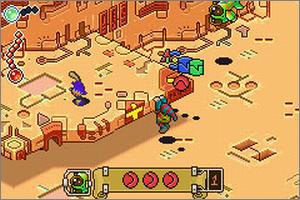 Pantallazo del juego online Juka and the Monophonic Menace (GBA)