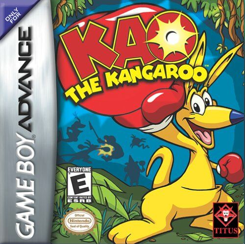 Carátula del juego Kao the Kangaroo (GBA)