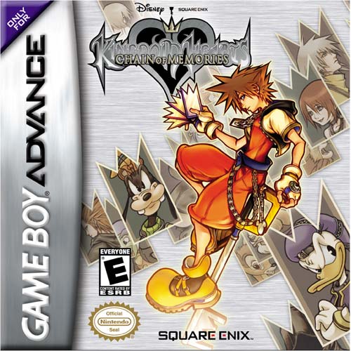 Carátula del juego Kingdom Hearts Chain of Memories (GBA)
