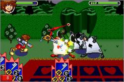 Pantallazo del juego online Kingdom Hearts Chain of Memories (GBA)