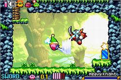 Pantallazo del juego online Kirby and the Amazing Mirror (GBA)