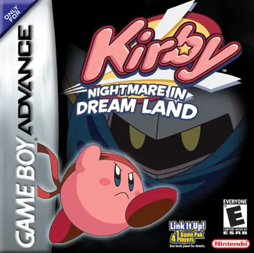 Portada de la descarga de Kirby: Pesadilla en Dream Land