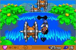 Pantallazo del juego online Klonoa 2 Dream Champ Tournament (GBA)