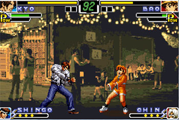 Pantallazo del juego online The King of Fighters EX Neo Blood (GBA)