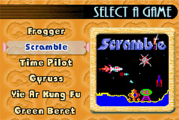 Pantallazo del juego online Konami Collector's Series Arcade Classics (GBA)
