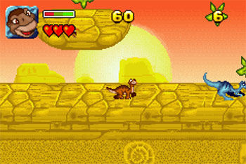 Pantallazo del juego online The Land Before Time (GBA)