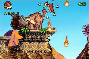 Pantallazo del juego online The Land Before Time Into the Mysterious Beyond (GBA)