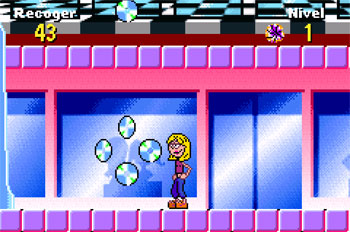 Pantallazo del juego online Lizzie McGuire (GBA)