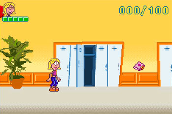 Pantallazo del juego online Lizzie McGuire 2 Lizzie Diaries (GBA)