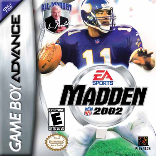 Carátula del juego Madden NFL 2002 (GBA)