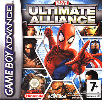 Carátula del juego Marvel Ultimate Alliance (GBA)