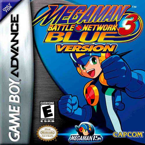 Carátula del juego Mega Man Battle Network 3 Blue Version (GBA)