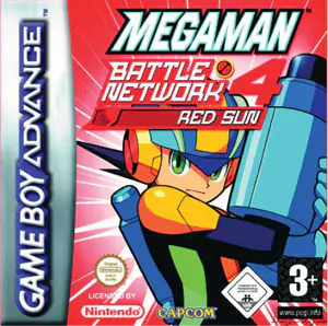 Portada de la descarga de Mega Man Battle Network 4: Red Sun