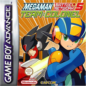 Carátula del juego Mega Man Battle Network 5 Team Colonel (GBA)