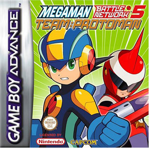 Carátula del juego Mega Man Battle Network 5 Team Protoman (GBA)