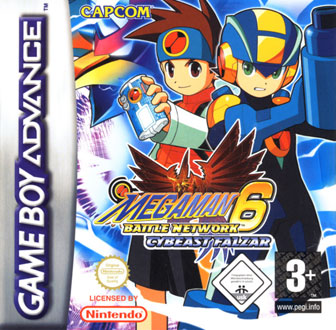 Carátula del juego Mega Man Battle Network 6 Cybeast Falzar (GBA)