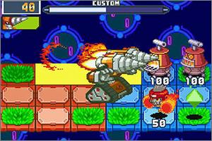 Pantallazo del juego online Mega Man Battle Network 6 Cybeast Falzar (GBA)