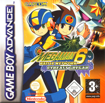 Carátula del juego Mega Man Battle Network 6 Cybeast Gregar (GBA)