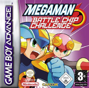 Carátula del juego Mega Man Battle Chip Challenge (GBA)