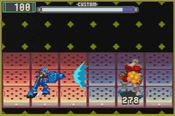 Pantallazo del juego online Mega Man Battle Network (GBA)