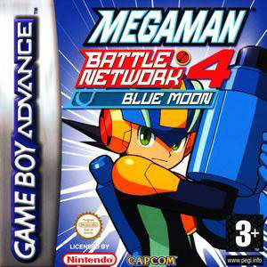 Carátula del juego Mega Man Battle Network 4 Blue Moon (GBA)