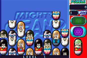 Pantallazo del juego online Mighty Beanz Pocket Puzzles (GBA)