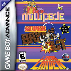 Carátula del juego Millipede & Super Breakout & Lunar Lander (GBA)