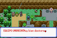 Pantallazo del juego online Pokemon Mitic Island B1 (GBA)