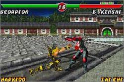 Pantallazo del juego online Mortal Kombat Deadly Alliance (GBA)