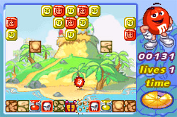 Pantallazo del juego online M&M's Break' Em (GBA)