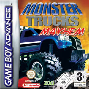 Carátula del juego Monster Trucks Mayhem (GBA)
