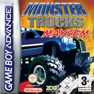Carátula del juego Monster Trucks Mayhem (GBA)