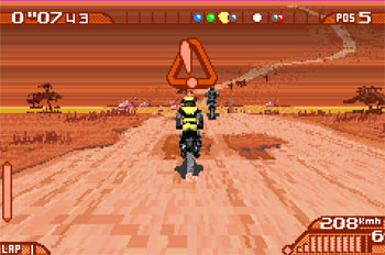 Pantallazo del juego online Moto Racer Advance (GBA)