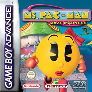 Portada de la descarga de Ms Pac-Man Maze Madness