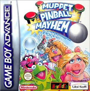 Carátula del juego Muppet Pinball Mayhem (GBA)
