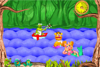 Pantallazo del juego online Jim Henson's The Muppets On With the Show! (GBA)