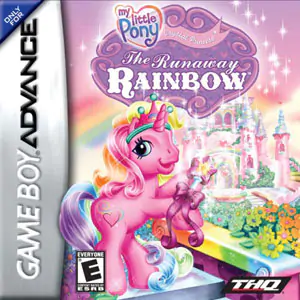 Portada de la descarga de My Little Pony: Crystal Princess — Runaway Rainbow