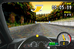 Pantallazo del juego online Need for Speed Porsche Unleashed (GBA)