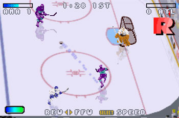 Pantallazo del juego online NHL Hitz 20-03 (GBA)