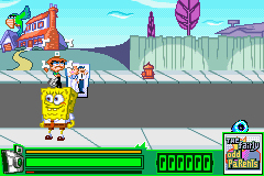 Pantallazo del juego online Nicktoons Freeze Frame Frenzy (GBA)