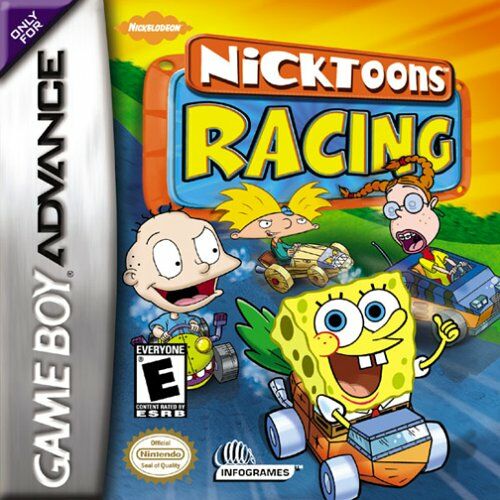 Carátula del juego NickToons Racing (GBA)